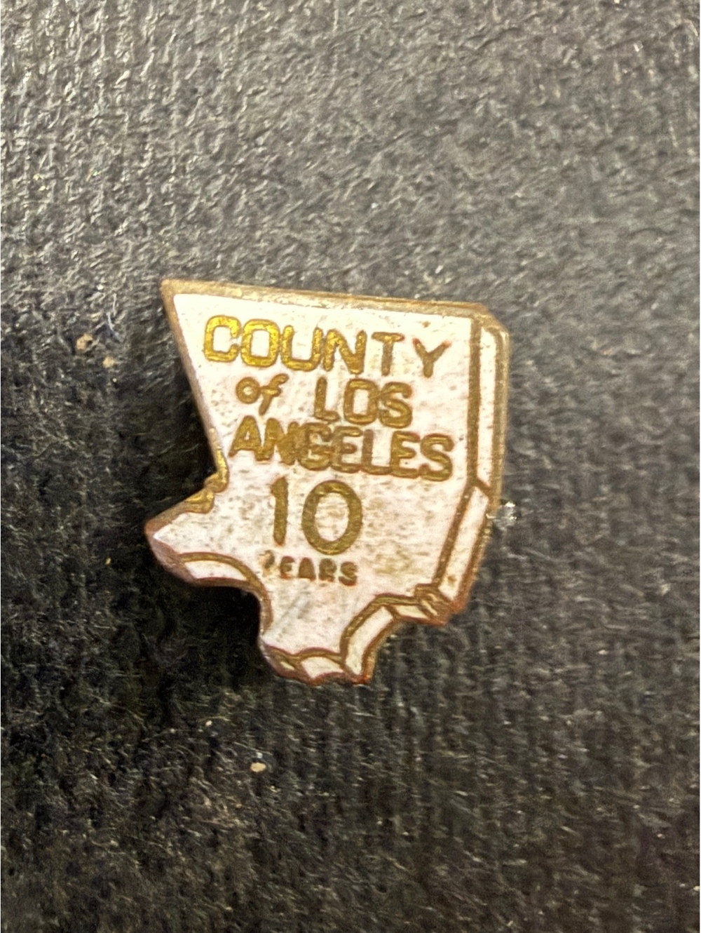 County of Los Angeles 10 Years Service Pin